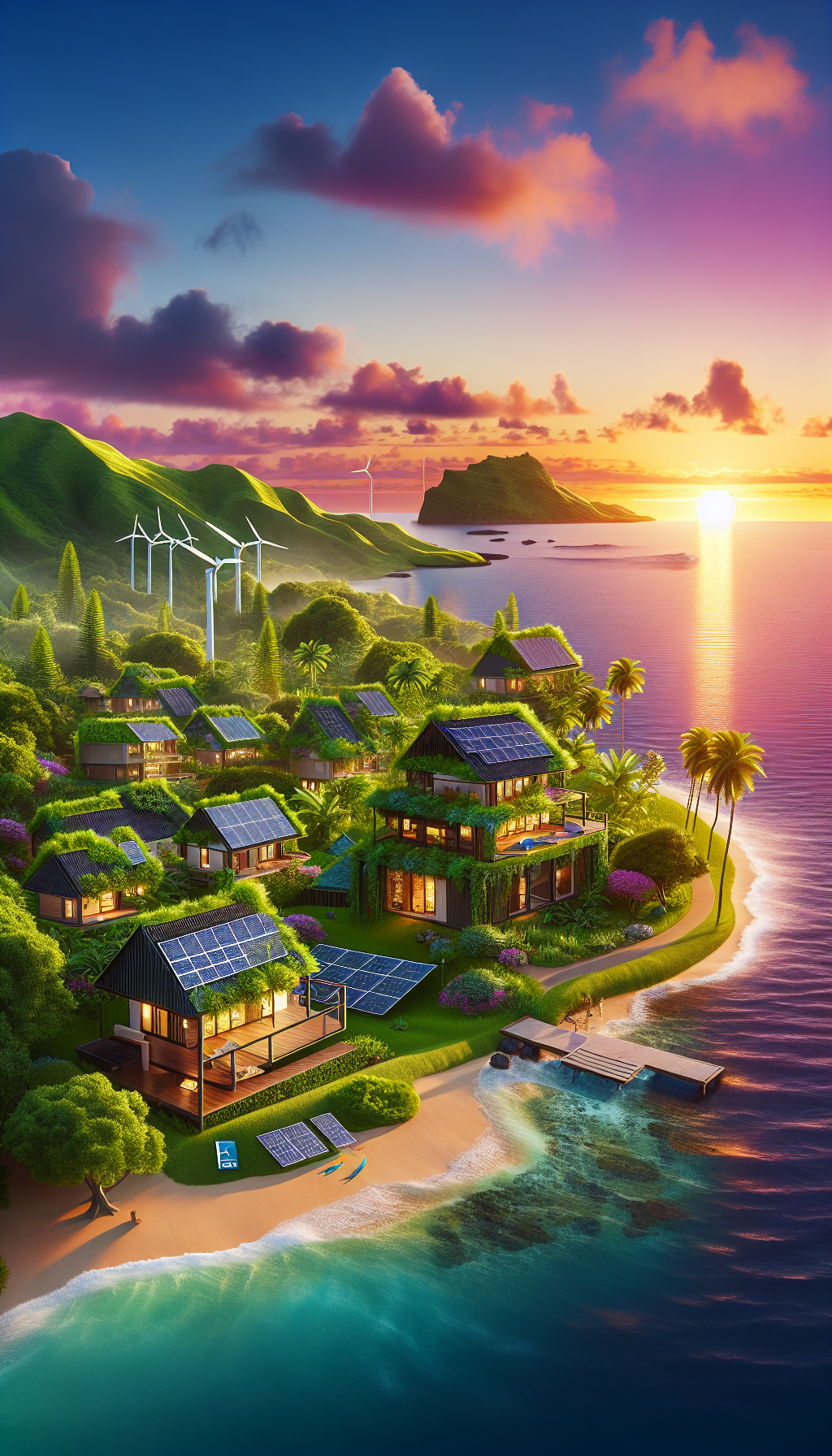 Hawaiian Island Development: Sustainable Living and Eco-Friendly Homes