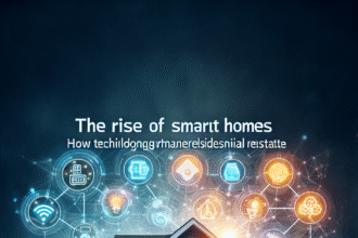 The Rise of Smart Homes: How Technology is Transforming Residential Real Estate